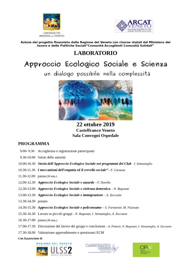 Approccio Ecologico Sociale e Scienza, un dialogo possibile nella complessità. ARCAT VENETO